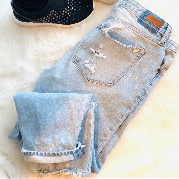 Abercrombie & Fitch Denim - Abercrombie Fitch Annie High Rise Girlfriend Jeans